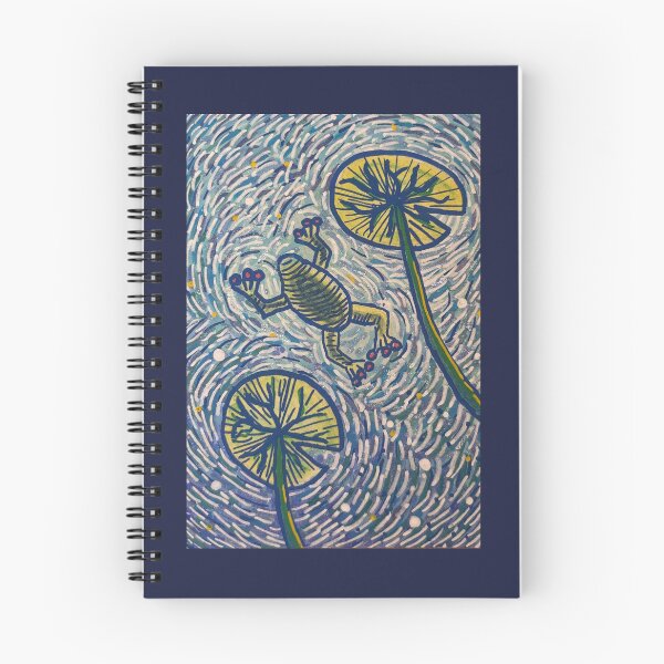 Item preview, Lily Pad Drifter | Whimsical Frog Illustration designed and sold by Bramble and Willow Studio.