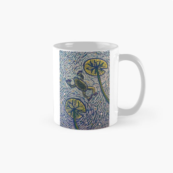 Item preview, Lily Pad Drifter | Whimsical Frog Illustration designed and sold by Bramble and Willow Studio.