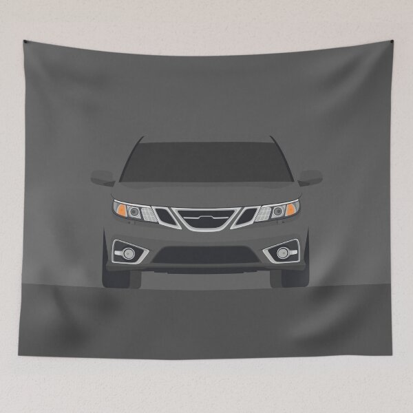 Item preview, Saab 9-3 aero turbo - Vector drawing designed and sold by yohannlp.