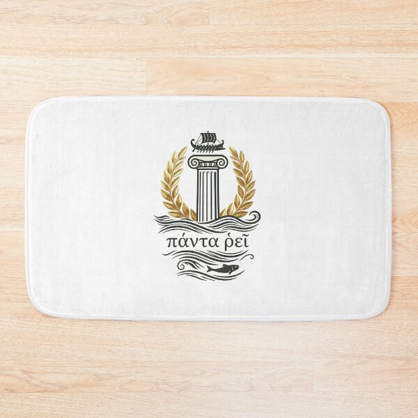 Item preview, Panta Rhei Golden Laurel Wreath Greek Philosophy designed and sold by Plumcharmeurs.