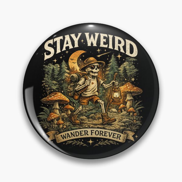 Item preview, Stay Weird Wander Forever Skeleton designed and sold by Vladuska.