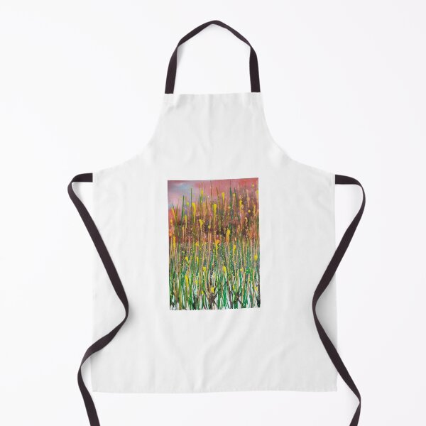 Item preview, Abstract flowers in a sunset field designed and sold by Kzacreative.