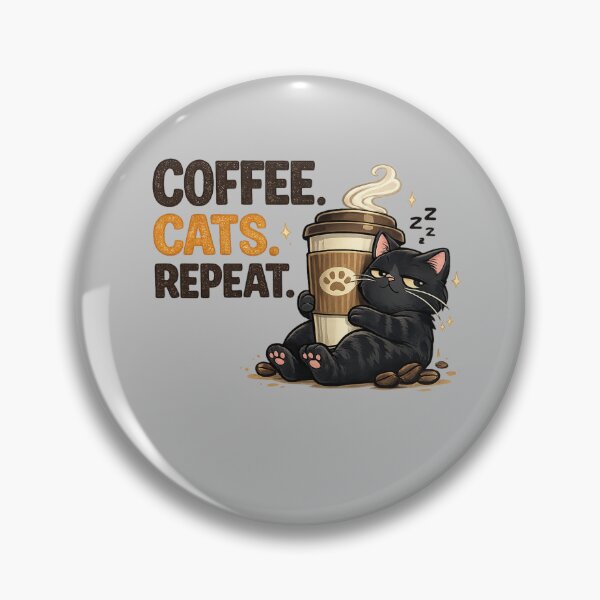 Item preview, Coffee Cats|  Funny Black Cat | Coffee Lover Design for Cat Moms and Coffee Lovers designed and sold by MimiSabu.