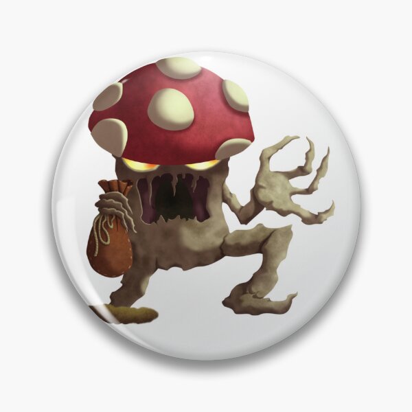 Item preview, Fierce Mushroom Monster Character designed and sold by DailyDoodlesBySumbul.