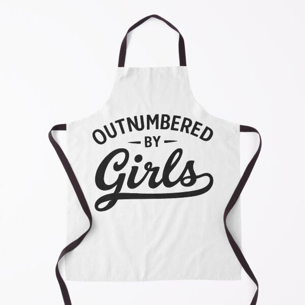 Item preview,  Outnumbered by Girls,Funny Dad  designed and sold by CloudyPress.