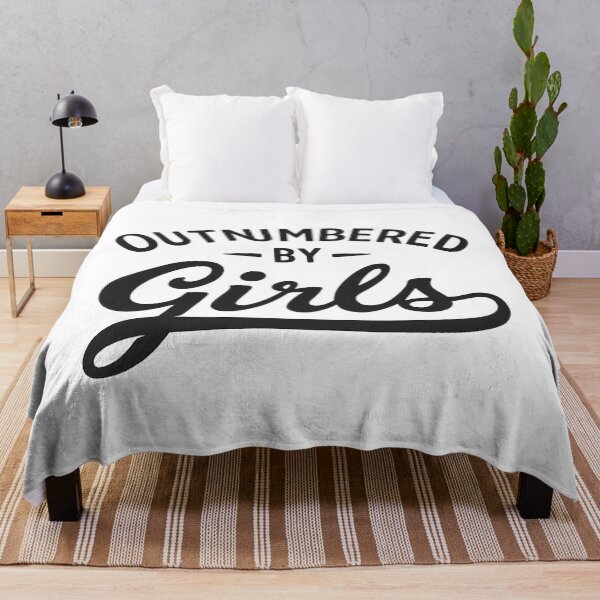 Item preview,  Outnumbered by Girls,Funny Dad  designed and sold by CloudyPress.
