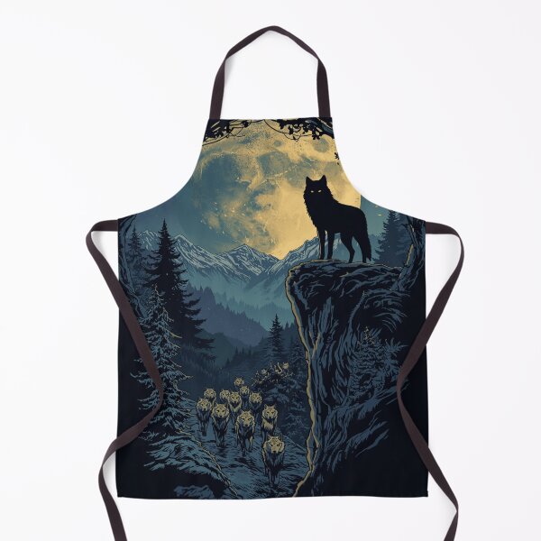 Item preview, Alpha Wolf Pack Moon Graphic T-Shirt | Majestic Wilderness Night Forest Design designed and sold by Vvmd.