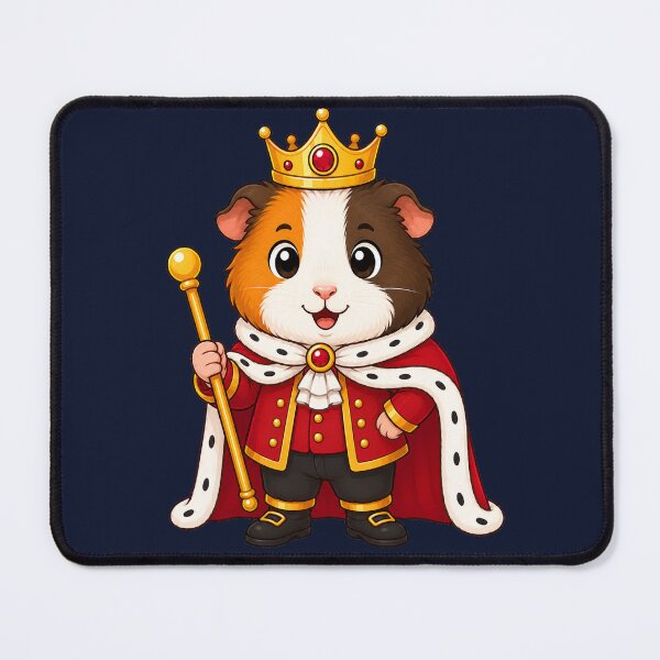 Item preview, Cute King Guinea Pig Cub Wearing Gold Crown designed and sold by Seculinator.