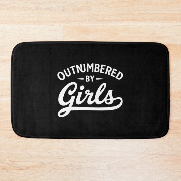 Item preview, Outnumbered by Girls,Funny Dad  designed and sold by CloudyPress.