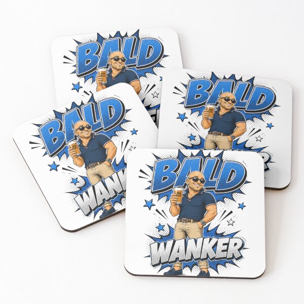Item preview, Bald Wanker Funny Bald Dad Banter Design designed and sold by UrbanKangaroo.
