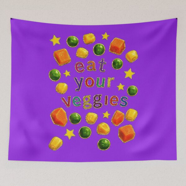 Item preview, Eat Your Veggies Sticker Collage designed and sold by Plastic Memory Archive.