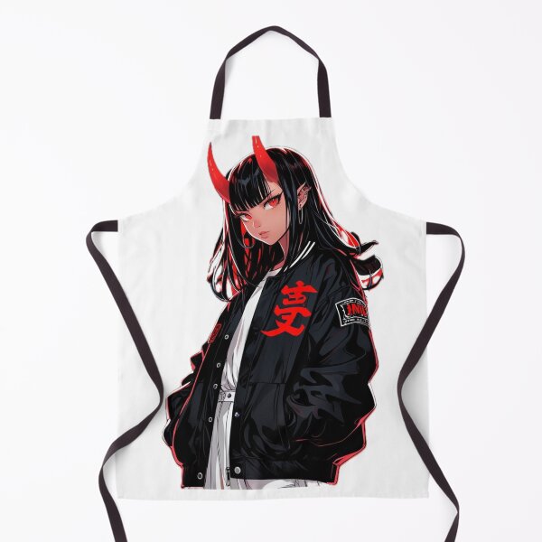 Item preview, Edgy Anime Demon Girl Red Black Streetwear designed and sold by AnimDream .