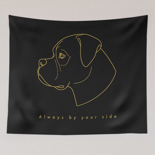 Item preview, Boxer Silhouette Study — Velvet Black & Liquid Gold Edition designed and sold by PureStroke.