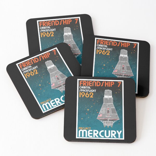 Item preview, Friendship 7 - Project Mercury (Retro) designed and sold by BGALAXY.
