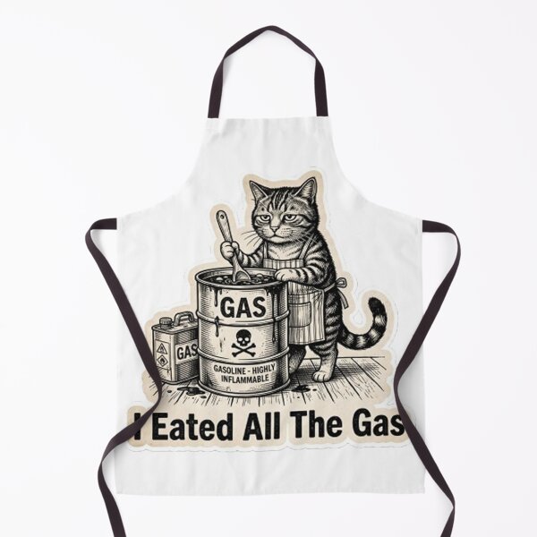 Item preview, I Eated All The Gas Cat  designed and sold by sanawnaw154.