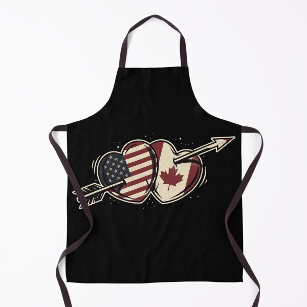 Item preview, USA Canada Friendship Heart American Canadian Flag Maple Leaf Gift designed and sold by Majnon8bp.