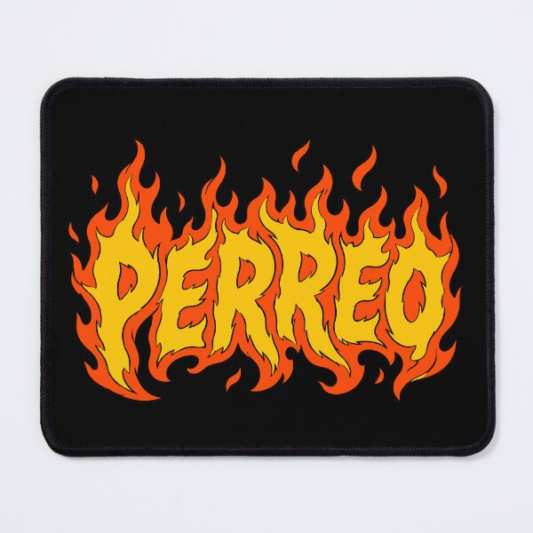 Item preview, Perreo Fire Flame Typography Reggaeton Design designed and sold by Liomal.