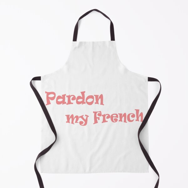 Item preview, Pardon My French Pink Retro Typography Design designed and sold by BetweenForms.