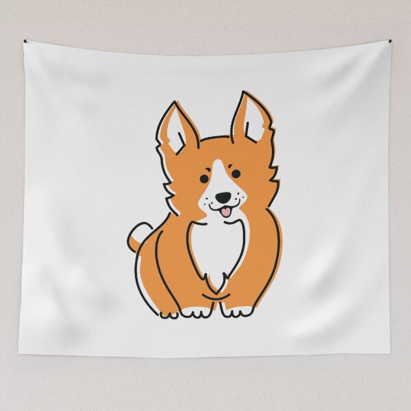 Item preview, corgi designed and sold by RenataStudio.