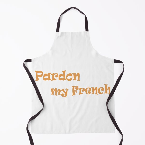 Item preview, Pardon My French Peach Typography Design designed and sold by BetweenForms.