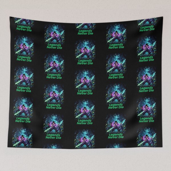 Item preview, Legends Never Die Fantasy Warrior Anime Adventure Design designed and sold by DervoTeck2767.