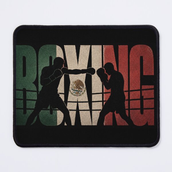Item preview, BOXING Mexico Flag Vintage Halftone  Design designed and sold by Jandedan.