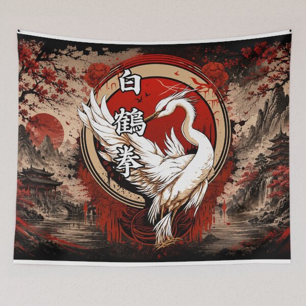 Item preview, Spirit of the White Crane designed and sold by Fei Long Design Hub.