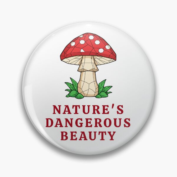 Item preview, Nature's Dangerous Beauty Mushroom Illustration designed and sold by Inka Moon Design.