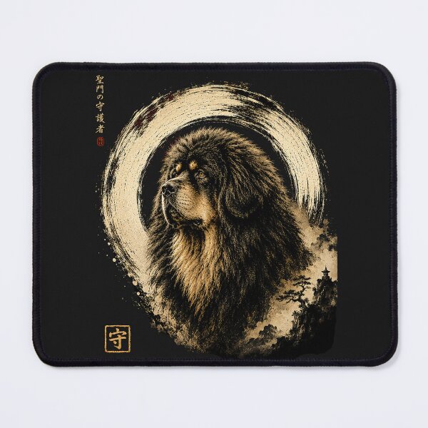 Item preview, Guardian of the Sacred Gate – Tibetan Mastiff | Guardians of the Enso designed and sold by Sanctum Icons.