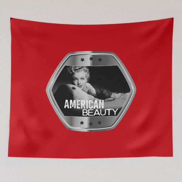 Item preview, American Beauty (on Red) designed and sold by PawsitiveMum3.