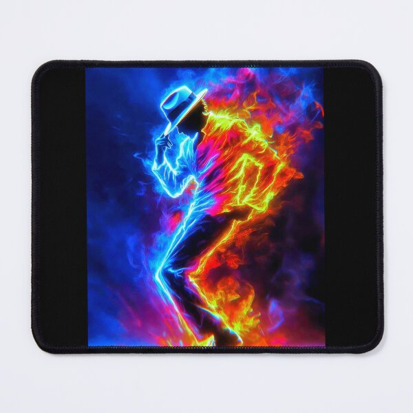 Item preview, Neon Pop Dance Legend Digital Art Sticker designed and sold by ExploreAura Studio.