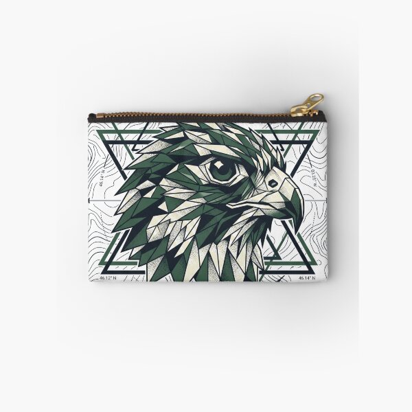 Item preview, Geometric Falcon Topography - High End Cartography Wildlife Art designed and sold by krish-prints.