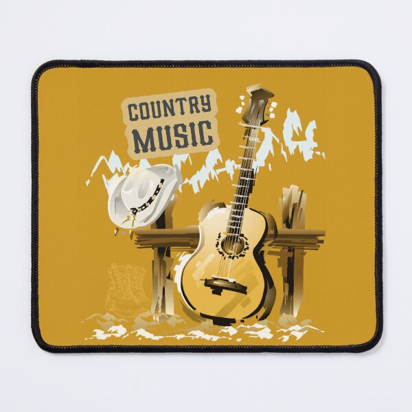Item preview, Country Music Western Guitar Cowboy Hat Vintage Country Music Lover. designed and sold by LunaPrintCo.