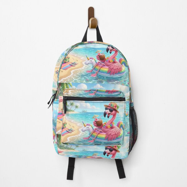 Item preview, Cute Cartoon Pink Flamingo - Adorable Magical Tropical Holiday designed and sold by MemoMetaverse.