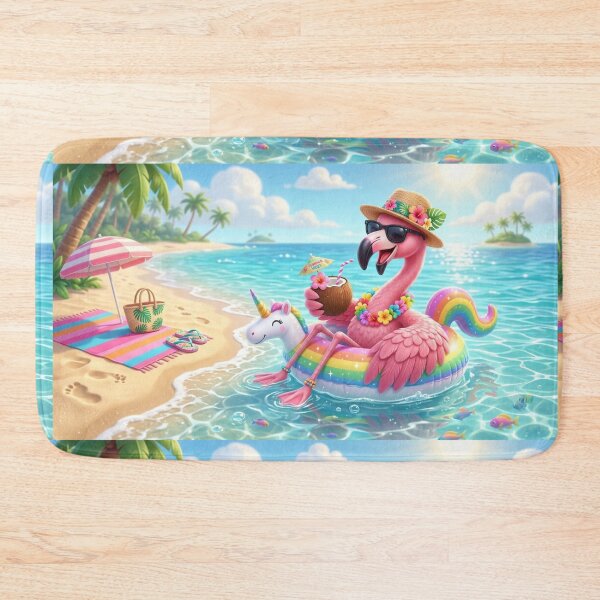 Item preview, Cute Cartoon Pink Flamingo - Adorable Magical Tropical Holiday designed and sold by MemoMetaverse.