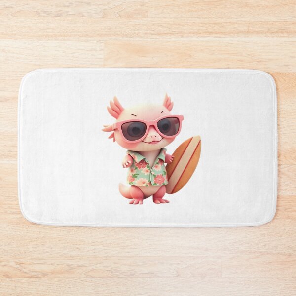 Item preview, Cool Axolotl Surfer with Sunglasses designed and sold by Luna-Flow.