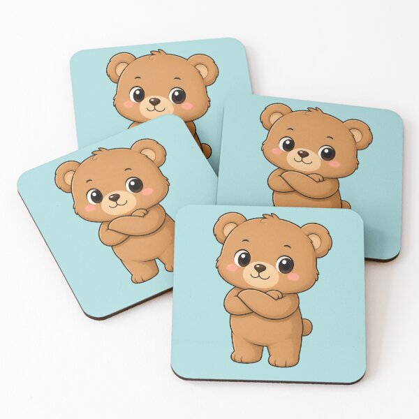 Item preview, Cute Teddy Bear Cartoon Standing Crossed Arms designed and sold by Seculinator.