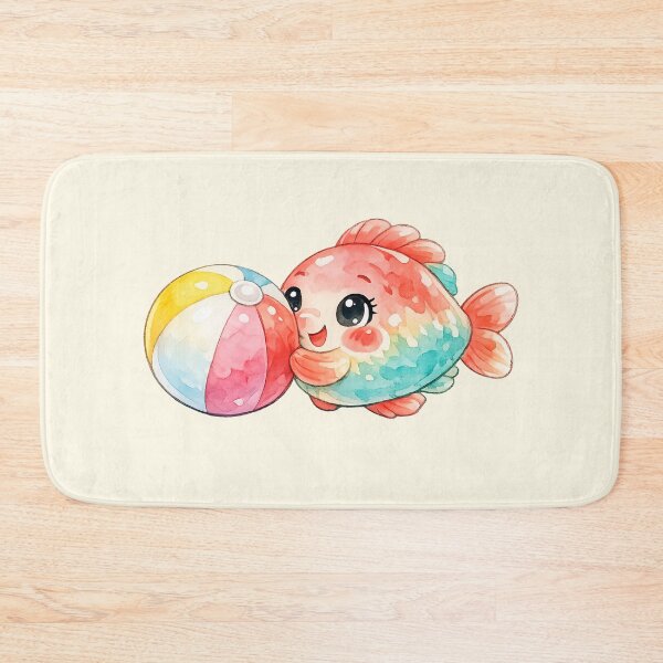Item preview, Rainbow Beach Ball Fish designed and sold by DariaCraft.