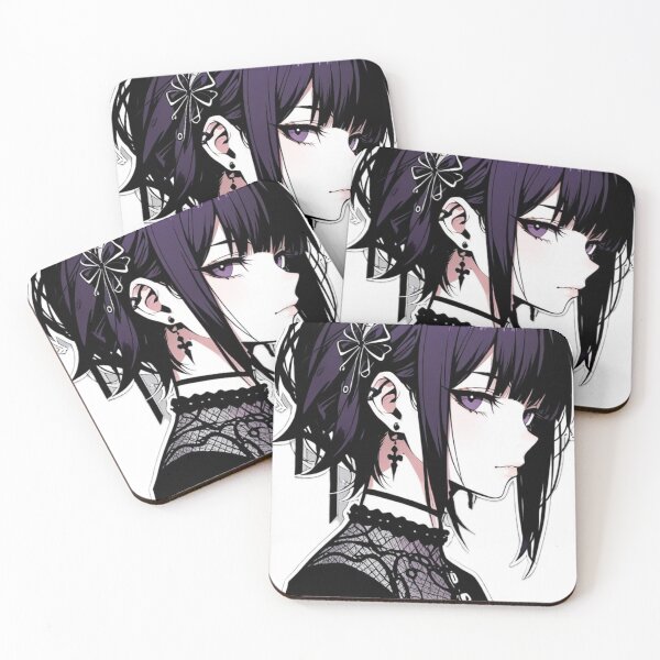 Item preview, Alt Girl Anime Purple Aesthetic Art designed and sold by AnimDream .