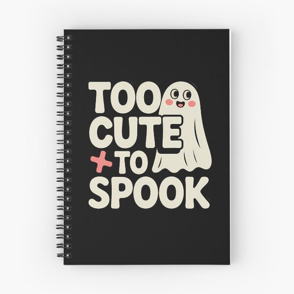 Item preview, Too Cute to Spook Kawaii Ghost Halloween Shirt designed and sold by Raw Tigers.