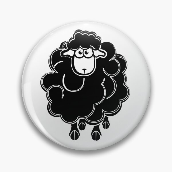 Item preview, black sheep designed and sold by RenataStudio.