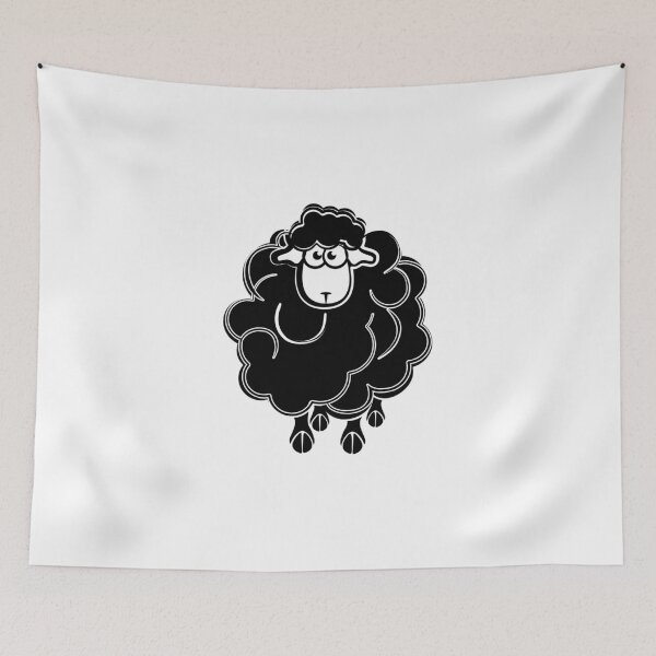 Item preview, black sheep designed and sold by RenataStudio.