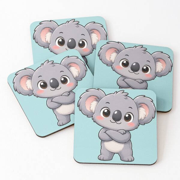 Item preview, Cute Koala Bear Cartoon Standing Crossed Arms designed and sold by Seculinator.