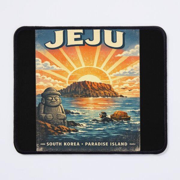 Item preview, Jeju Island Hallabong Citrus Vintage Travel Badge Sticker | South Korea Nature Adventure Design designed and sold by TulipsArtDesigns .