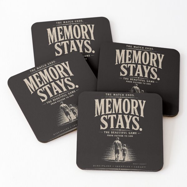 Item preview, The Match Ends Memory Stays Shirt | Soccer Dad Gift | Father Son Football Memories Tee designed and sold by BOOGY LEGACY™.