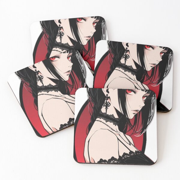 Item preview, Anime Goth Girl With Cross Earrings designed and sold by AnimDream .