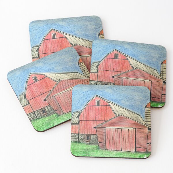 Item preview, Classic Red Barn and Silo designed and sold by Haxson37art.