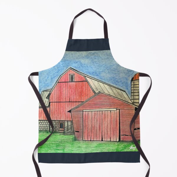 Item preview, Classic Red Barn and Silo designed and sold by Haxson37art.