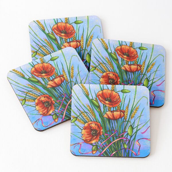 Item preview, Wild poppies bouquet designed and sold by Alla Gill.