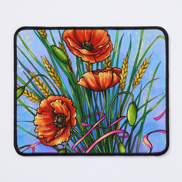 Item preview, Wild poppies bouquet designed and sold by Alla Gill.